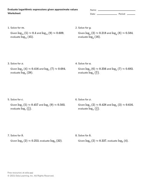 Evaluate Homework And Practice
