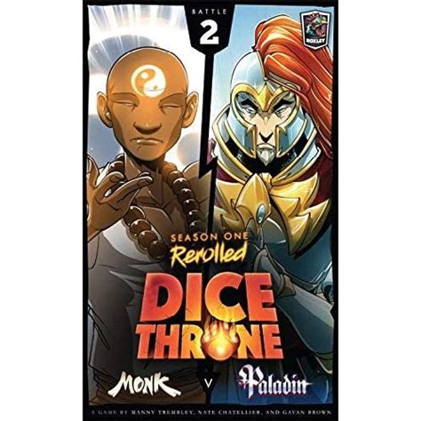Dice Throne: Season One ReRolled – Monk v Paladin (Box 2) – BOARDWAY INDIA