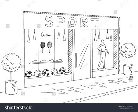 Sports Shop Cartoon 的图像结果
