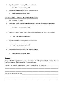 Image result for Using Tracing Paper to Describe Rotation