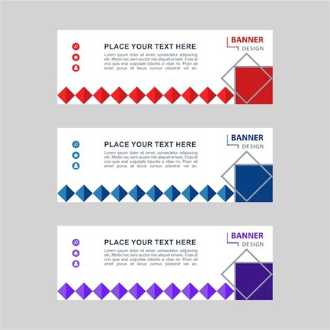 Banner-Web-Vorlage Header-Designs Hintergrundvektor | Premium Vektor