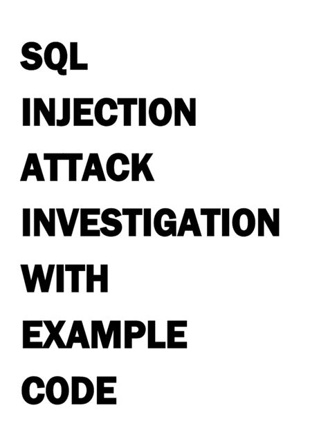 SQL Injection Example Code 的图像结果