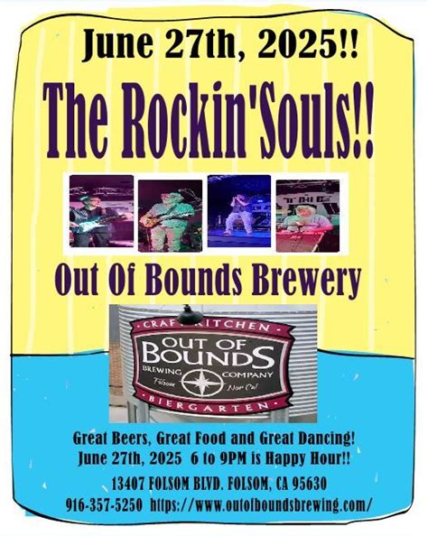 Friday Night Concert Series Presents Rockin Souls at Out of Bounds ...
