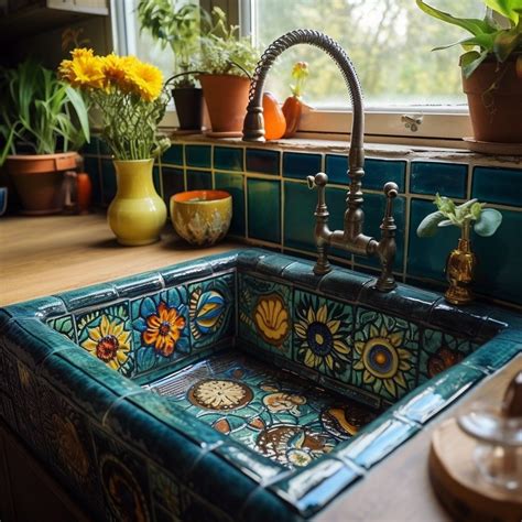 25 Stunning Bohemian Kitchen Sinks Inspirations You’ll Love - H.M.G ...