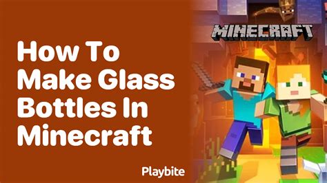 How To Make Glass Bottles On Minecraft at Kari Gonzales blog