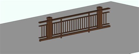 铁艺栏杆护栏3d模型下载-设计本3D模型下载