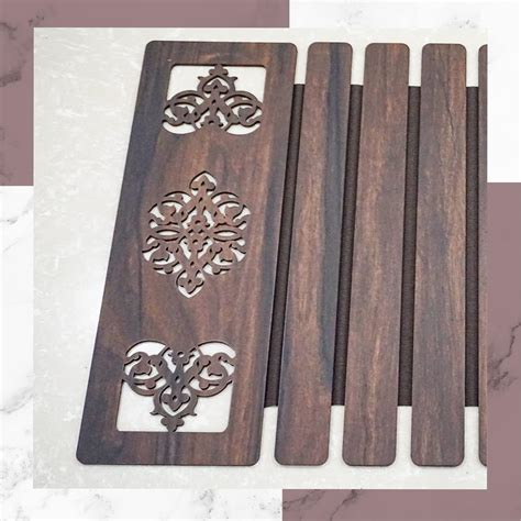 Buy Spreads N More Wooden Foldable Table Mats/Wooden Table Mats Can ...