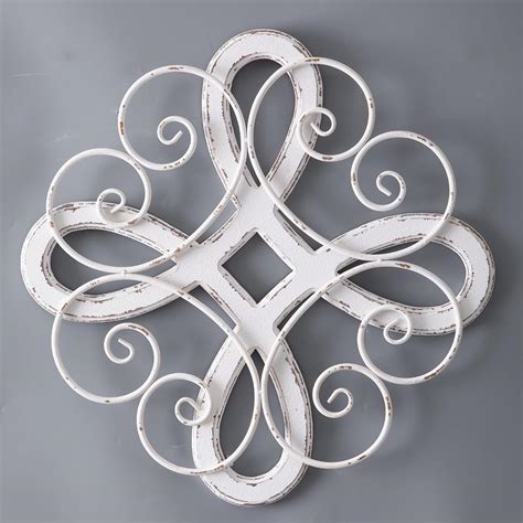 Amazon.com: Sintosin Vintage Wrought Iron Wall Decor 22 Inch, Hanging ...