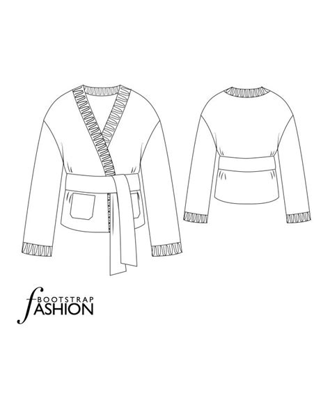 Custom Fit Kimono Jacket Sewing Pattern
