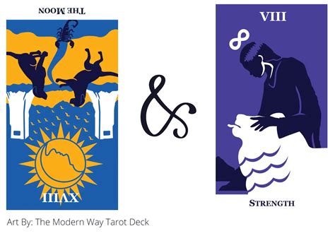 The Moon Reversed AND Strength Tarot Cards Meaning