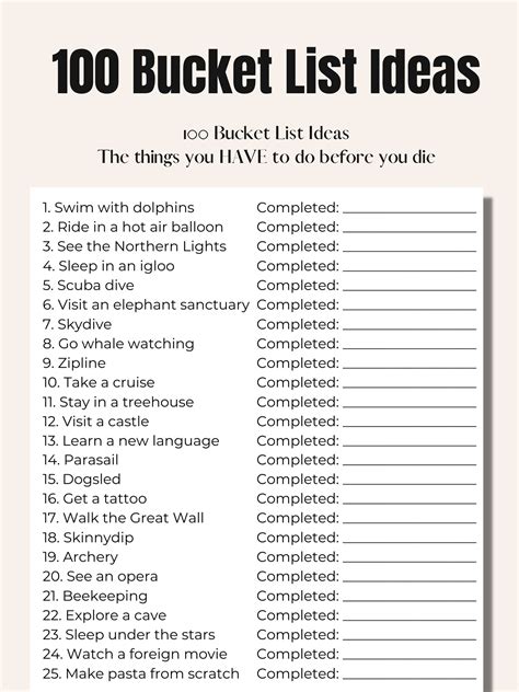 100 Bucket List Ideas | Travel Bucket List Ideas | 100 Things to Do ...