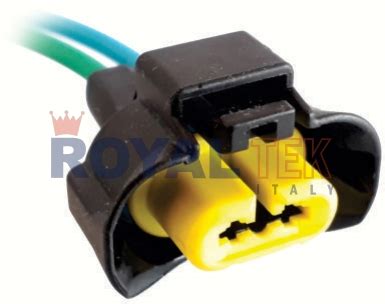 RoyalTek Italy - Ficha De Conexion Royaltek 2 (dos) Vias Faros Au