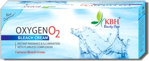 kbh Oxygen O2 Plus facial Bleach for Instant Glow 300g Pack Price in ...