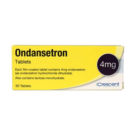 Buy Ondansetron Tablets 4mg, 30 Tablets - Dock Pharmacy