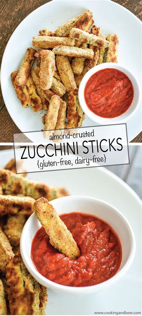 Almond-Crusted Zucchini Sticks (Gluten-Free, Dairy-Free) | Recipe ...