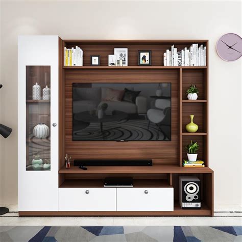 FRESH UP Engineered Wood TV Unit/TV Cabinet with Open and Closed ...
