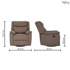 Buy Single Seater Recliner Sofa - Injoy 0125 Online in India