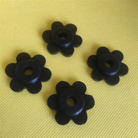 Buy Garden Flag Stoppers Pole Accessories - Durable Rubber Black Rings ...