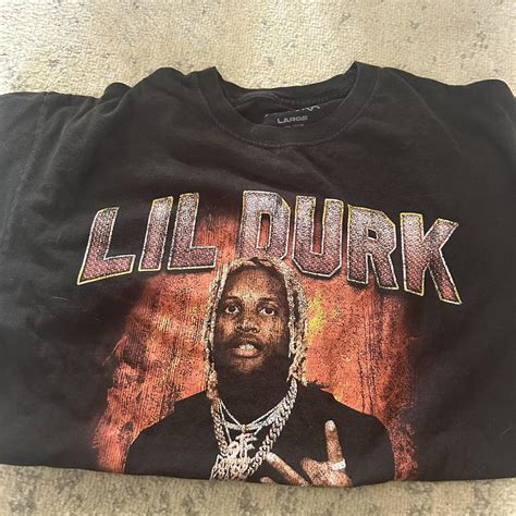 lil durk t shirt - Depop