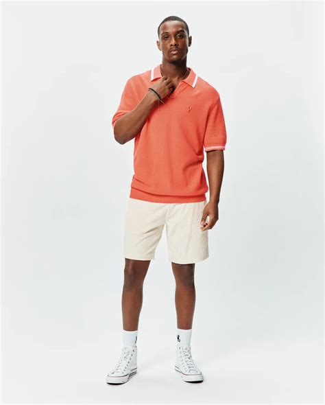Men's Innis Polo in Coral | Psycho Bunny