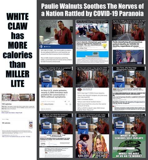 White Claw has MORE calories than Miller Lite. : r/TheRightCantMeme