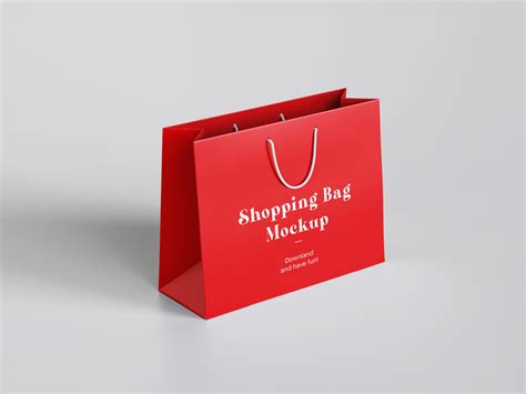 Free Paper Shopping Bag Mockup PSD | Free Mockup World