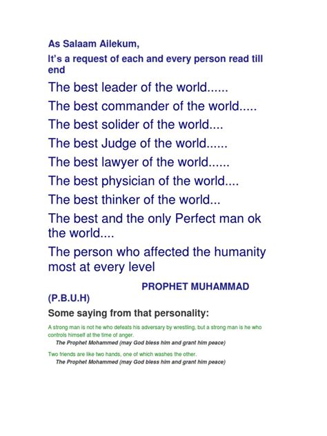 Biography of Prophet Muhammad | PDF | Muhammad | Medina