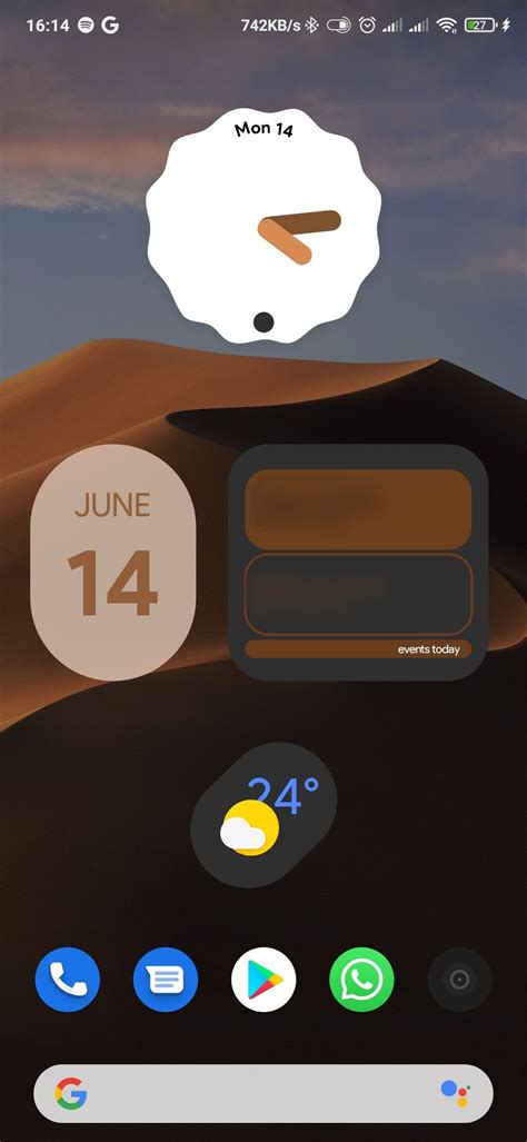 Android 12 Widgets 的图像结果