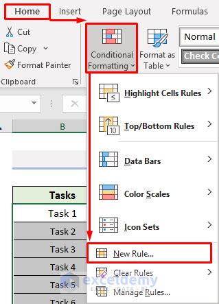 Image result for Task List Excel How to Add Checkbox