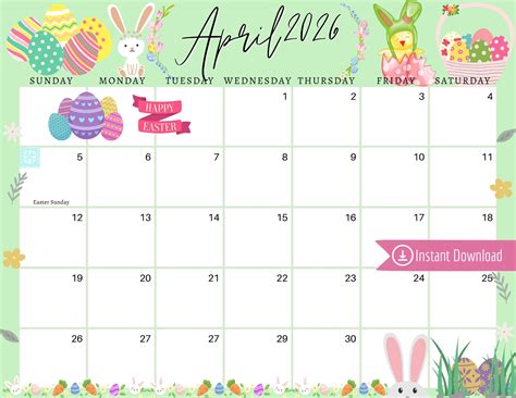 Download the Complete April 2026 Holiday Calendar