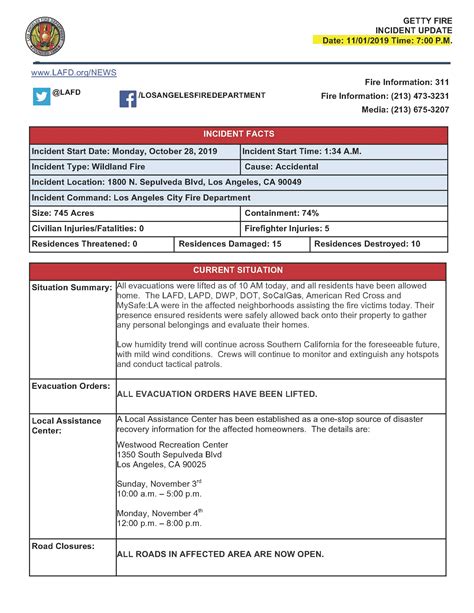 GETTY FIRE | Los Angeles Fire Department