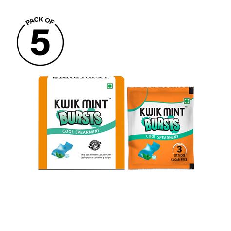 Buy KWIK MINT BURSTS MOUTH FRESHENER - PACK OF 2 Online & Get Upto 60% ...