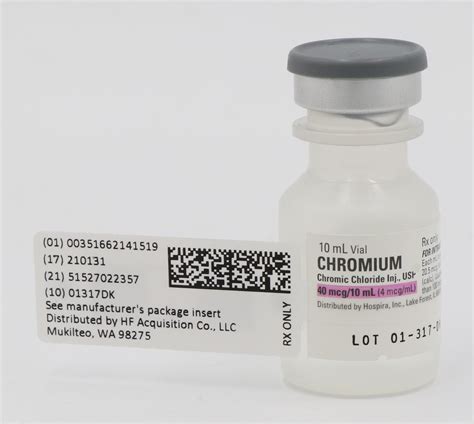 CHROMIUM CHROMIC CHLORIDE (HF Acquisition Co LLC, DBA HealthFirst): FDA ...