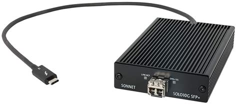 SoNNeT Solo10G Thunderbolt 3 to Sfp+ 10 Gigabit Ethernet Adapter (Sfp+ ...