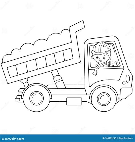 Construction Truck Coloring Pages For Kids