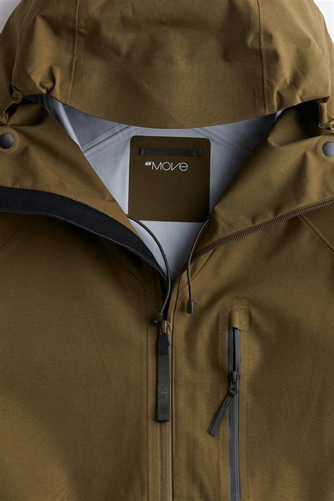 StormMove™ 3-layer shell jacket - Dark khaki green - Men | H&M IN