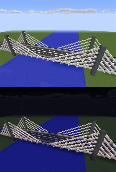 Image result for Cable Bridge Minecraft