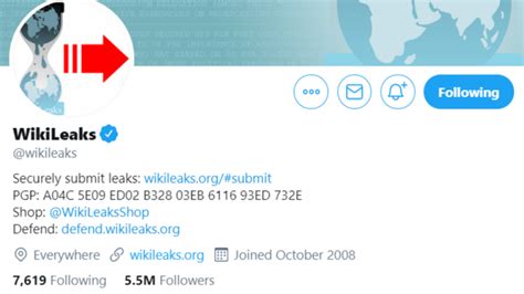 Ahead of Assange’s Extradition Hearing, Wikileaks’ Twitter Account Gets ...