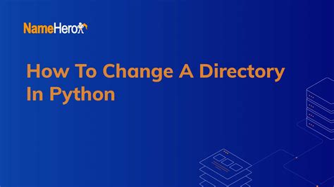 Image result for Change Directory in Python Shell