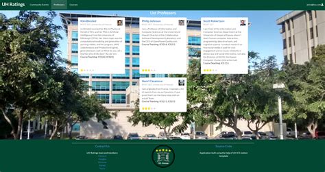 UH Ratings | Professor review and Course review for the UH Community