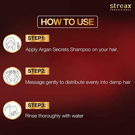 Foxy.in : Buy Streax Professional Argan Secret Color Protect Shampoo ...