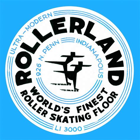 Rollerland Worlds Finest Roller Skating Floor Poster Print by ...