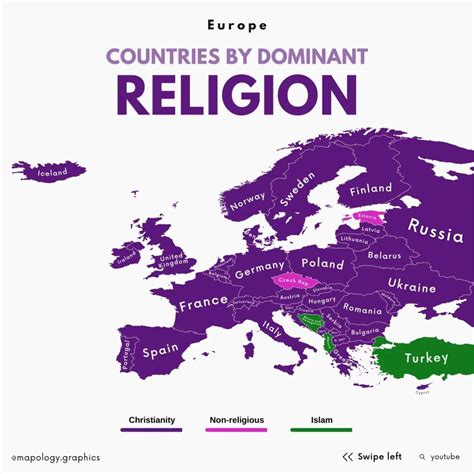 Religion Map of Europe 的图像结果
