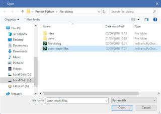 Image result for Python Open File Dialog