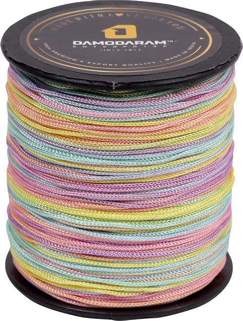 DIY Crafts 12 mtr Kit, Mix, 5X Necklace Sample 1-120 Yards Waxed ...