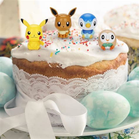 Buy Rowlet Eevee Fighting Figure Multi-Pack Children's DIY Gacha Toy ...