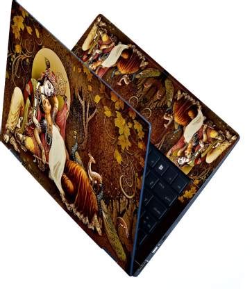 FineArts Full Body UV Laptop Skin For 15.6 inch - UV_Brown Golden Radha ...