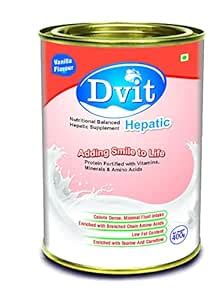 Buy Dvit Nutritional Balanced Hepatic Supplement- 400 g Vanilla Flavour ...