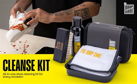 THE DRIP CARE Cleanse Kit | Shoe Cleaning Kit with Drip Cleanse ...