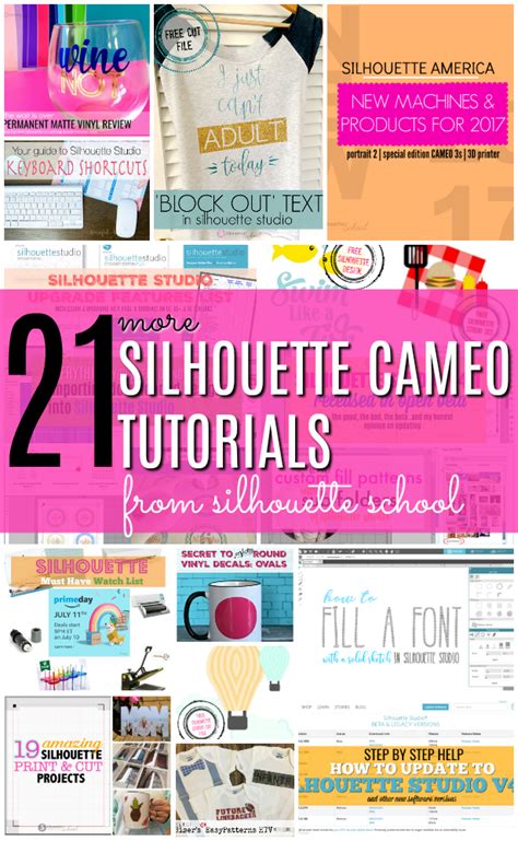 Silhouette America Tutorials 的图像结果